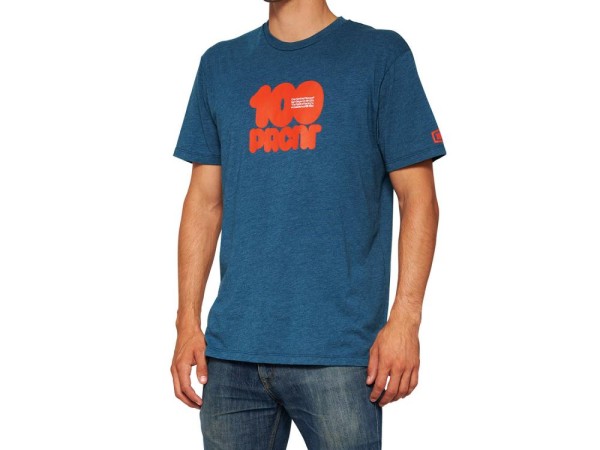 100% Donut T-Shirt, Deep Sea Heather, L